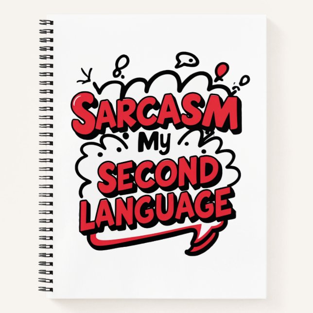 Funny Comic Book Sarcasm My Second Language (Front)