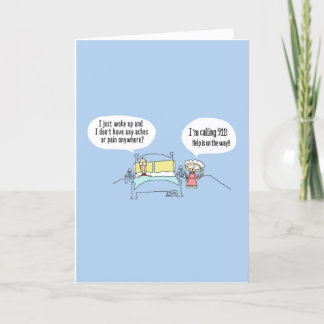 Funny Comic Greeting Card 006