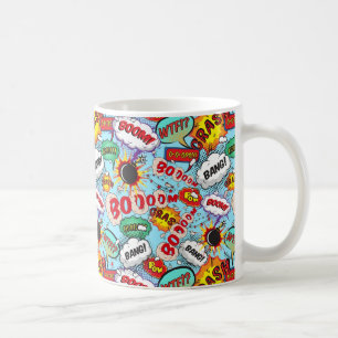 Funny Comic Pattern Coffee Mug