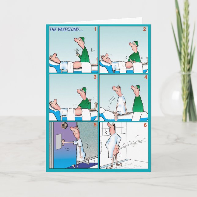 Funny comic strip card (Front)