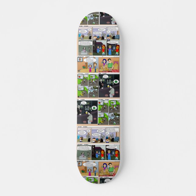 Funny Comics Skateboard (Front)