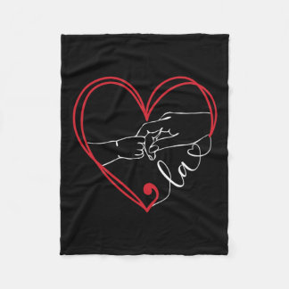 Funny Comma La Kamala Harris Punctuation La Electi Fleece Blanket