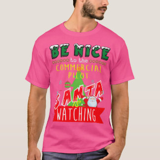 Funny CommercialPilot Xmas Christmas Gift Idea T-Shirt