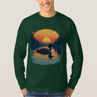 Funny Common Loon – Minnesota Bird Watcher T-Shirt