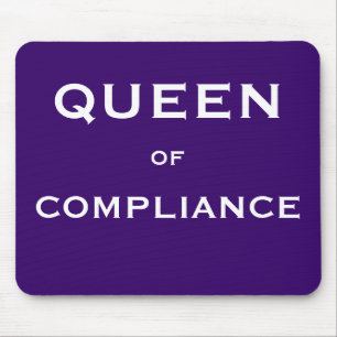 Funny Compliance Job Title Mouse Mat
