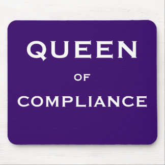 Funny Compliance Job Title Mouse Mat
