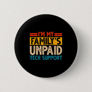 Funny Computer Engineer Tech Lover Geek Nerd Tech 6 Cm Round Badge