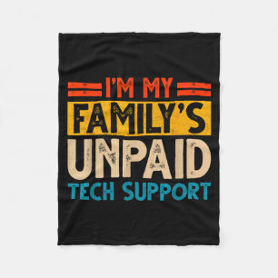 Funny Computer Engineer Tech Lover Geek Nerd Tech Fleece Blanket