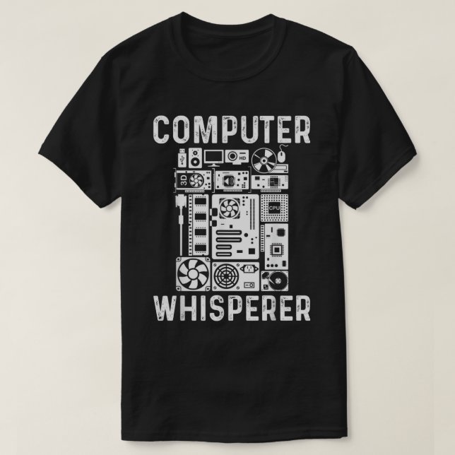 Funny Computer Geek Tech Nerd Gift Men Women Cool  T-Shirt (Design Front)