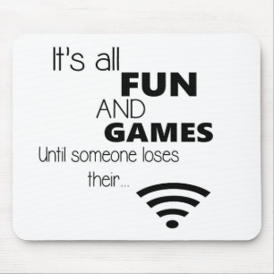 Funny Computer / Internet Quote Mouse Mat