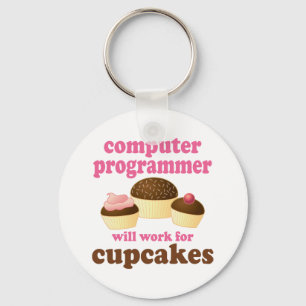 Funny Computer Programmer Key Ring