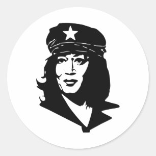 Funny Comrade Kamala Harris Communist Commie Meme  Classic Round Sticker