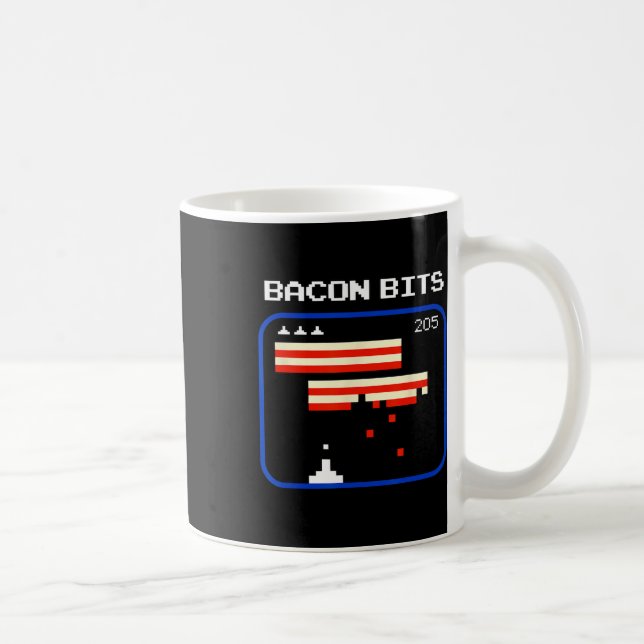 Funny Con 8-bits Video Game Player Retro Nerd Geek Coffee Mug (Right)