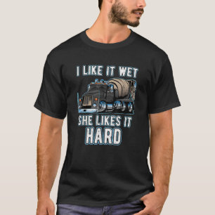 Funny Concrete Mixer Cement Mixer Truck Driver Pre T-Shirt