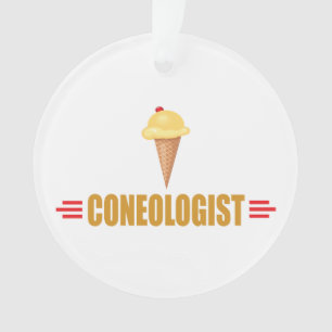 Funny Coneologist Ornament
