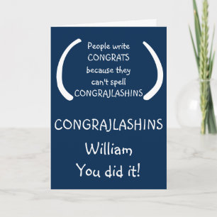 Funny Congratulations Graduation Graduate Humour Card