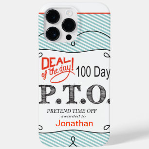 Funny Congratulations Promoted to Pretend Time Off Case-Mate iPhone 14 Pro Max Case