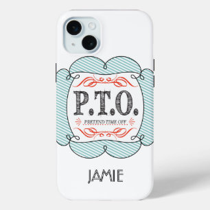 Funny Congratulations Promoted to Pretend Time Off iPhone 15 Mini Case