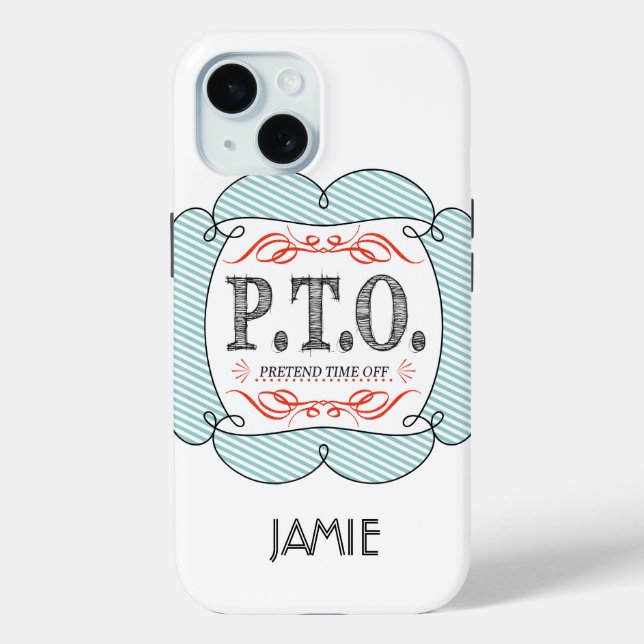 Funny Congratulations Promoted to Pretend Time Off Case-Mate iPhone Case (Back)