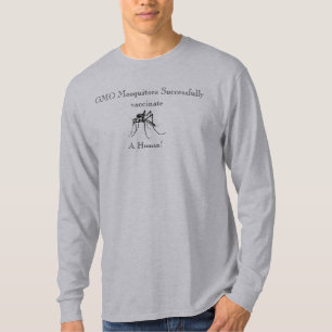 Funny Conspiracy Mosquito Vaccine T-Shirt