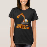 Funny Construction Excavator Boys Toddler