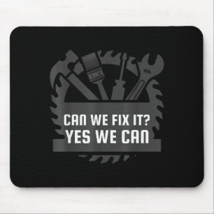 Funny Construction Worker, Bob The Builder Gag Gif Mouse Mat