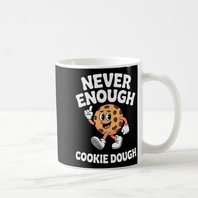 Funny Cookie Dough Retro  Coffee Mug (Right)