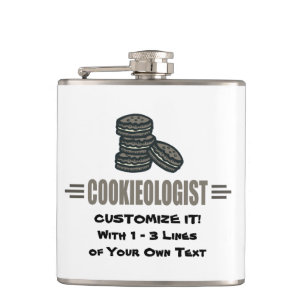 Funny Cookie Hip Flask