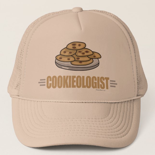 Funny Cookie Lover Trucker Hat (Front)