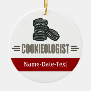 Funny Cookies Ceramic Tree Decoration