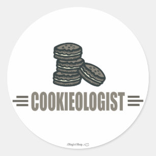 Funny Cookies Classic Round Sticker