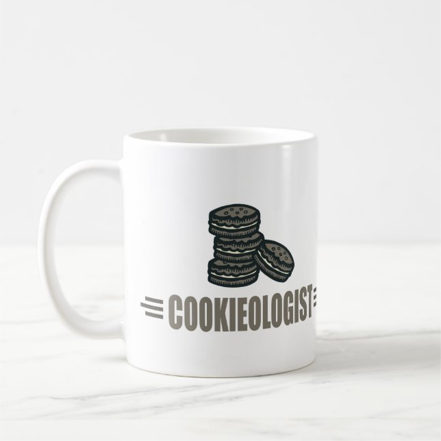 Funny Cookies Coffee Mug (Left)
