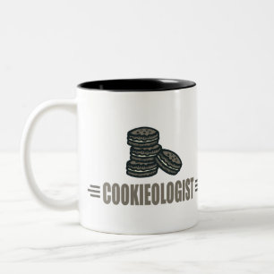 Funny Cookies Two-Tone Coffee Mug