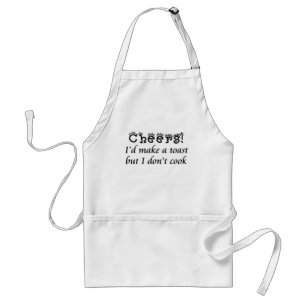 Funny cooking apron bad cook jokes kitchen apparel