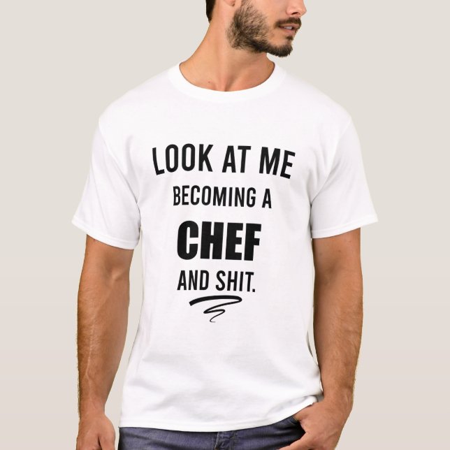 Funny Cooking Gift For Chef Funny Chef Shirt (Front)