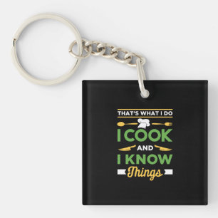 Funny Cooking Key Ring