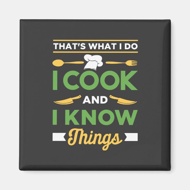 Funny Cooking Magnet (Front)