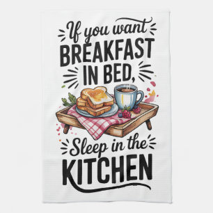 Funny Cooking Quote Tea Towel