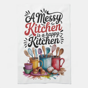 Funny Cooking Quote Tea Towel