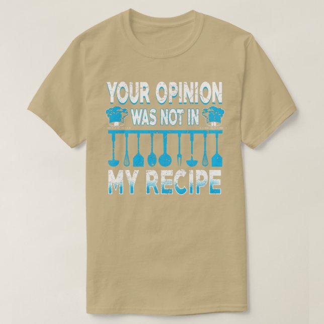 Funny Cooking T-Shirt (Design Front)