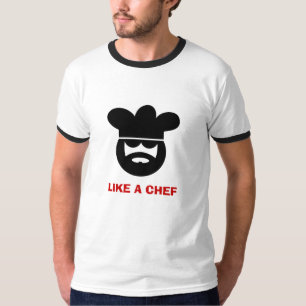 Funny cooking t shirt for men   Like a chef