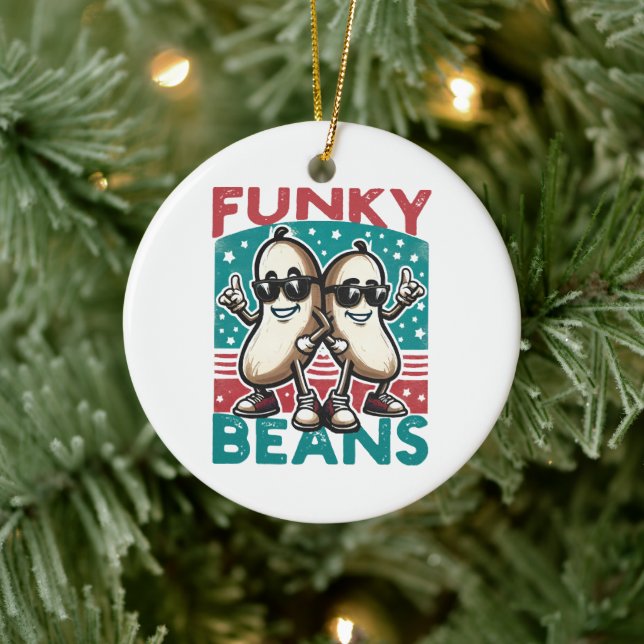 Funny Cool Beans Ceramic Tree Decoration (Tree)