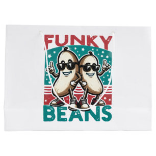 Funny Cool Beans Large Gift Bag