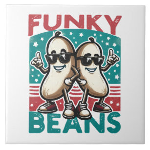 Funny Cool Beans Tile