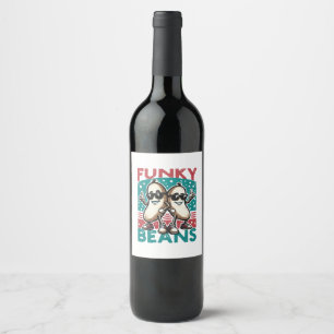 Funny Cool Beans Wine Label