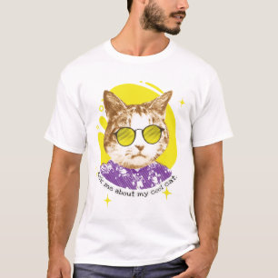 Funny Cool Cat in Sunglasses T-Shirt