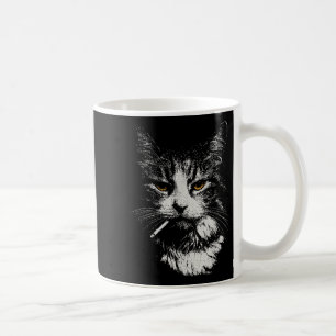 Funny Cool Cat Smoking Funny Meme Cigarette Cat Ga Coffee Mug