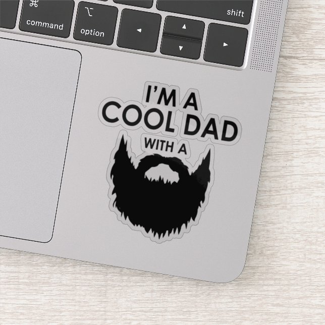 Funny cool Dad beard words (Detail)