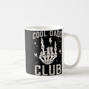 Funny Cool Dads Club Retro Skeleton Dad  Coffee Mug