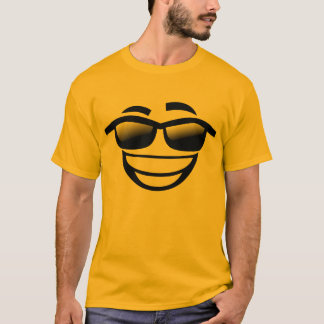 Funny Cool guy emoji T-Shirt